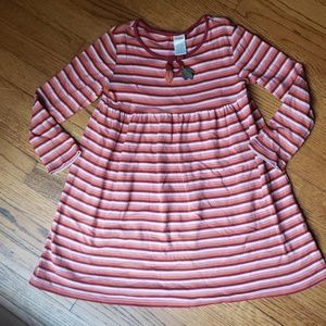 Gymboree 100% Cotton Striped Long Sleeve Dress 6